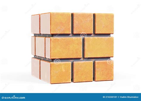 3d Rendering Of Cinder Blocks Isolated On The White Background Royalty ...