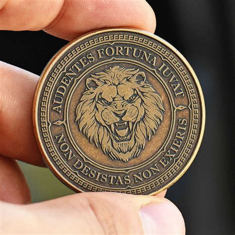 Audentes Fortuna Iuvat Coin – EDC Reminder Coins