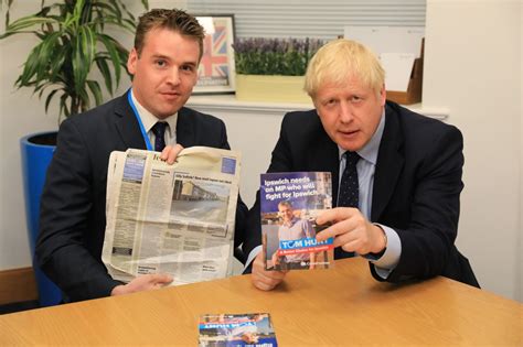 Tom meets with the Prime Minister, Boris Johnson | Ipswich Conservatives