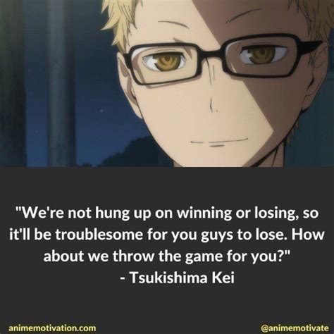 Tsukishima Kei quotes Fine Quotes, Hero Quotes, Real Life Quotes, Haikyuu Funny, Haikyuu Manga ...