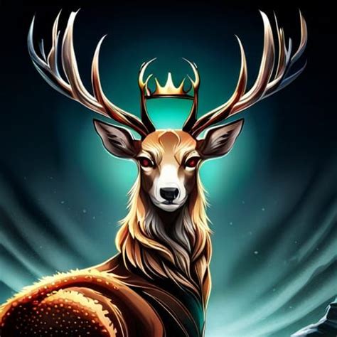 Deer King - AI Generated Artwork - NightCafe Creator