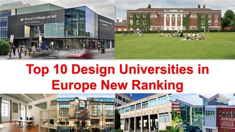 Top 10 Design Universities in Europe New Ranking | Parson School of ...