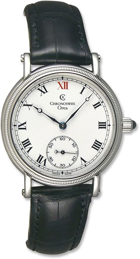 Chronoswiss CH 1163 Orea Manual Wind Stainless Steel Luxury Mens Strap Watch : Amazon.co.uk: Fashion