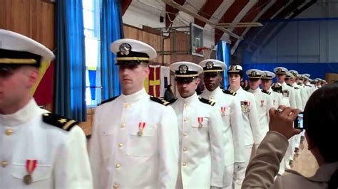 Navy ocs class 10-11 graduation entrance - YouTube