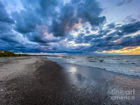 Lake Erie Storms Photograph by Michael Krek - Fine Art America