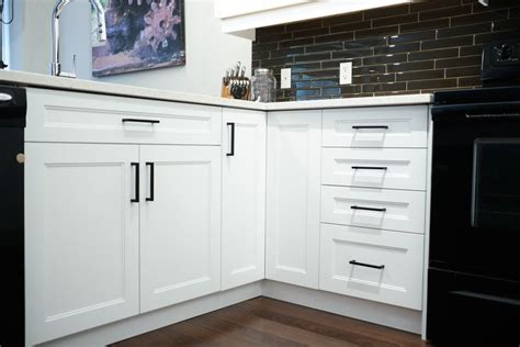 Stepped Shaker Cabinet Doors in Winter White by Nieu Cabinet Doors ...