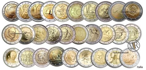 2 Euro Italy Commemorative Coins | Value of all Italian 2€