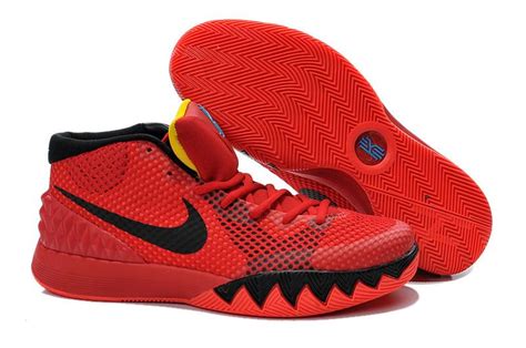 Mens Nike Kyrie Irving Black Red Shoes | Nike kyrie, Nike, Nike men