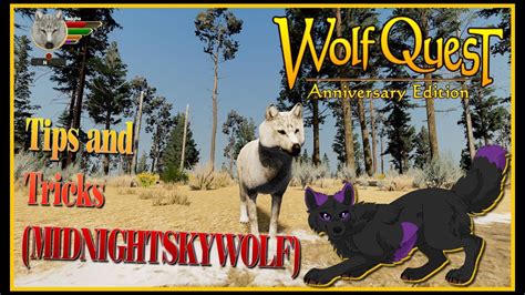 WolfQuest 3 Anniversary Edition Tips and Tricks (MIDNIGHTSKYWOLF) - YouTube