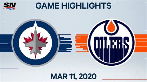 NHL Highlights | Jets vs Oilers – Mar. 11, 2020 - YouTube