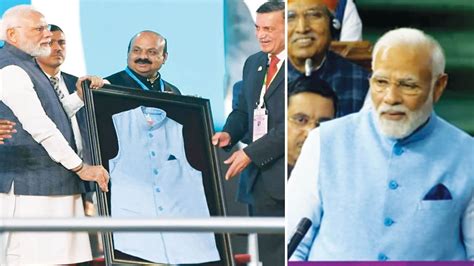 PM Modi wears blue ‘sadri’ jacket made of recycled plastic bottles - Star of Mysore