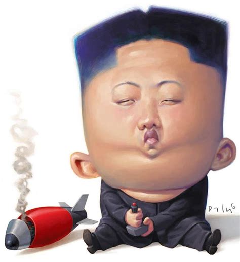 Kim Jong-un by Dalcio Machado. | Caricature, Cartoonist, Cartoon