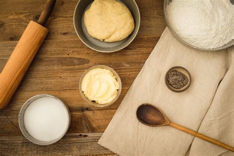 Premium Photo | Basic baking ingredients