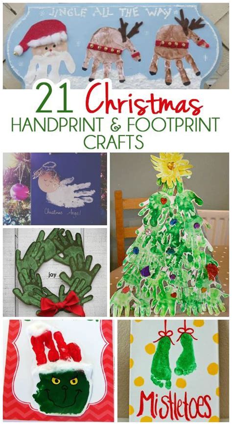 Christmas Handprint Art Preschoolers