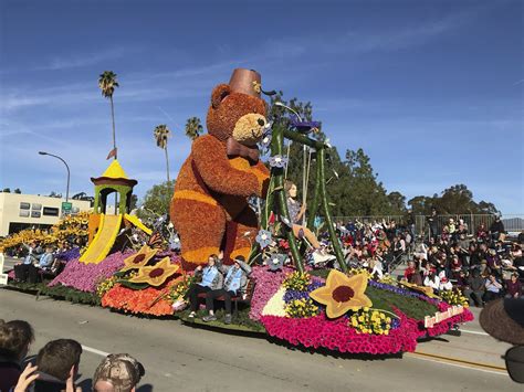 Floats, marching bands hit the streets for 131st Rose Parade