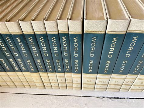 1968 World Book Encyclopedia 20 Books In All Collectible | Etsy