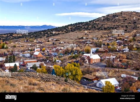 An overview of the historic town of Austin, NV, located on Highway 50, The Loneliest Road in ...