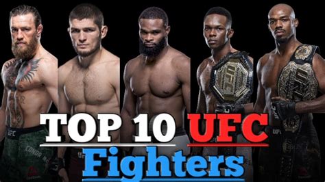 TOP 10 UFC Fighters Ranking - YouTube