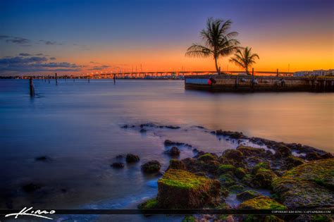 Roosevelt Bridge Jensen Beach Florida Sunset | HDR Photography by ...