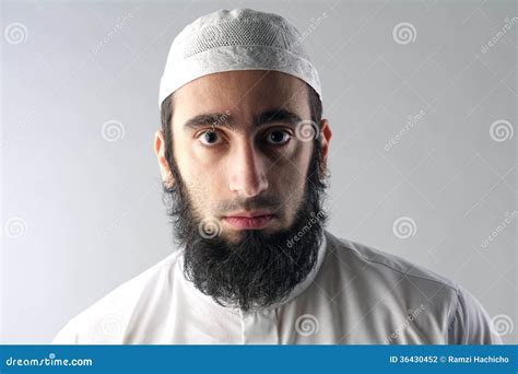 Arabic Muslim Man With Beard Portrait Stock Photo | CartoonDealer.com ...