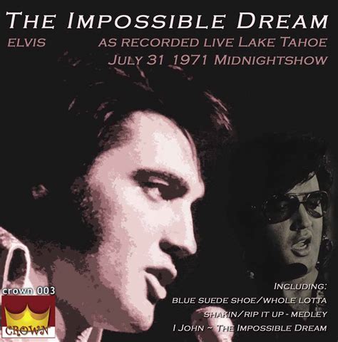 ELVIS JAR: - THE IMPOSSIBLE DREAM