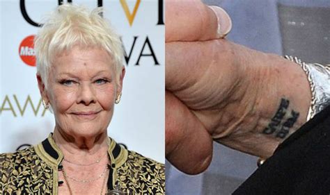 Judi Dench gets 'carpe diem' tattoo for her 81st birthday - India.com