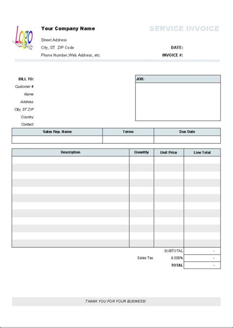 Wordpad Invoice Template - Dalep.midnightpig.co inside Free Printable ...