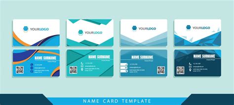 Business Name Card Template 18757808 Vector Art at Vecteezy