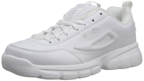 Buy Fila Men's Disruptor SE Training Shoe, Triple White, 9 M US at ...