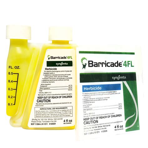 Barricade Herbicide Label