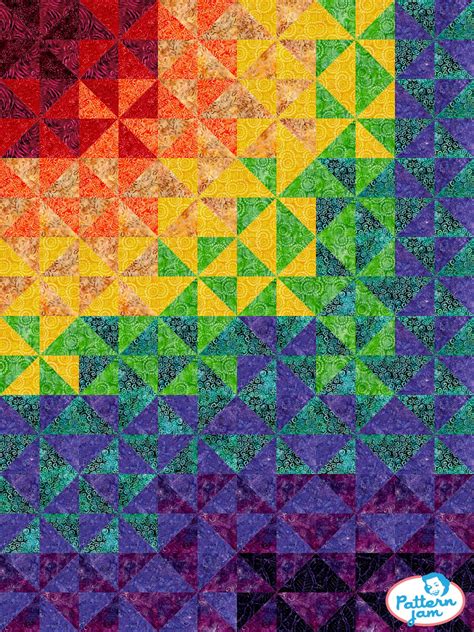 Rainbow Quilt Patterns Free Whether You’re Looking For Small, Quick Projects For Gifts, Wall ...