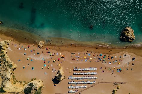 Free Stock Photo of Beach View By Drone — HD Images