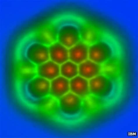 Atomic bond types discernible in single-molecule images - BBC News