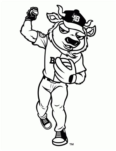 mlb mascot coloring page - Clip Art Library