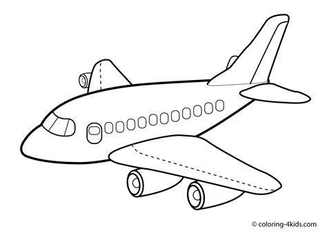 Airplane Drawing For Kids - Cliparts.co