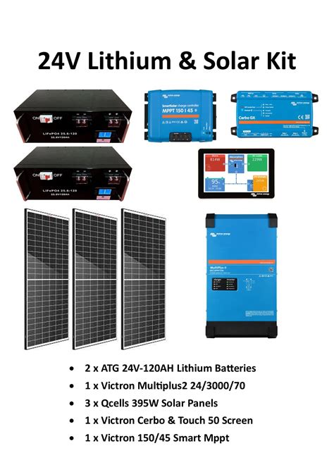 24V Lithium & Solar Kit. – ATG Battery Shop