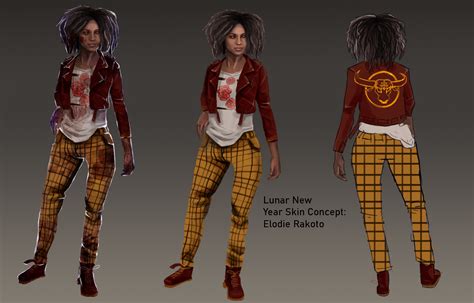 Lunar New Year - Elodie Skin Concept : r/deadbydaylight