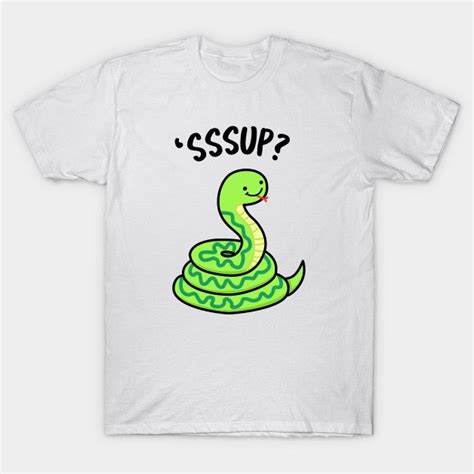 Ssssup Cute Snake Pun by punnybone