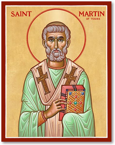 Men Saint Icons: St. Martin of Tours Icon | Monastery Icons