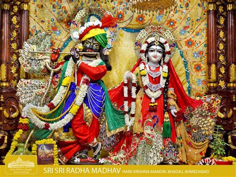 Hare Krishna Temple Ahmedabad | Hindu art, Altar art, Hare krishna temple