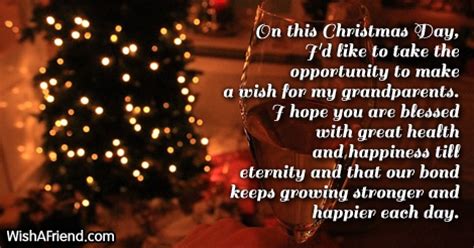 Christmas Messages for Grandparents