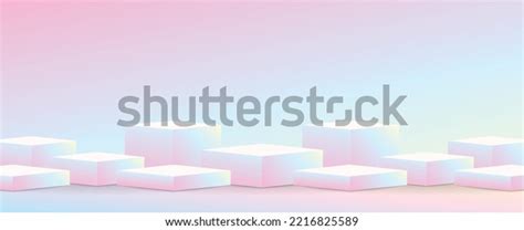 Pastel Pink Blue Gradient Color Product Stock Vector (Royalty Free ...