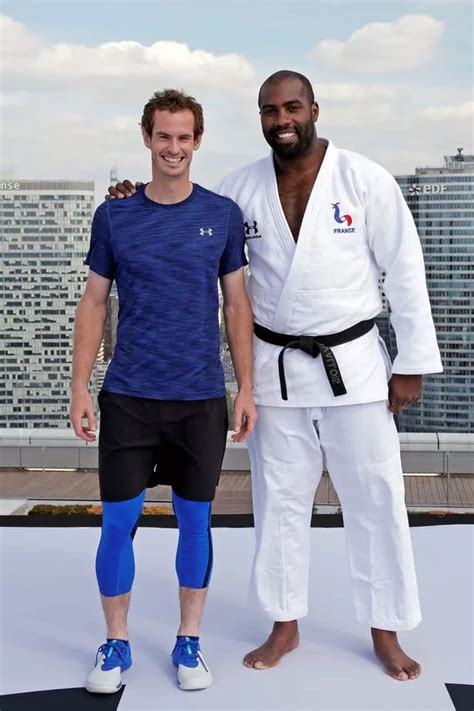 Andy Murray takes on world judo champion Teddy Riner in skyscraper ...