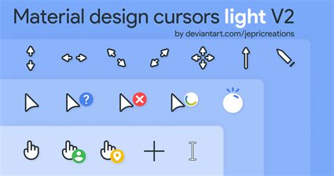 Windows Material Design Cursor V2 Light Hdpi by jepriCreations on DeviantArt