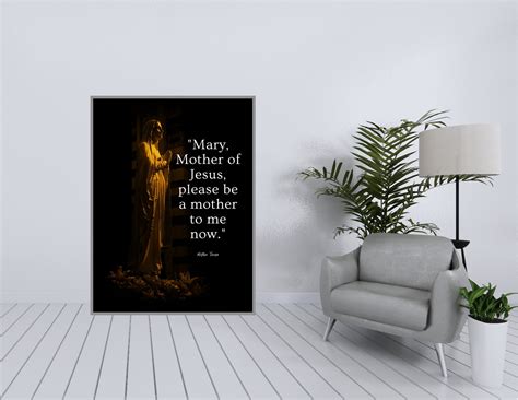 Mother Teresa Prayer to Mary Design by Yesenias_song - Etsy