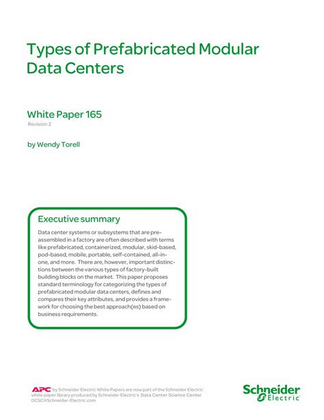 (PDF) Types of Prefabricated Modular Data Centers - DOKUMEN.TIPS