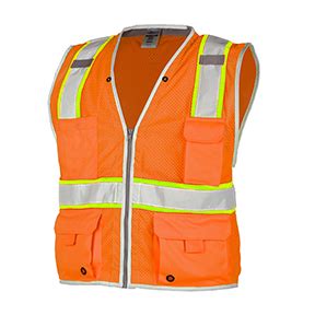 WORK 'n MORE - ML KISHIGO HEAVY DUTY VEST – ORANGE