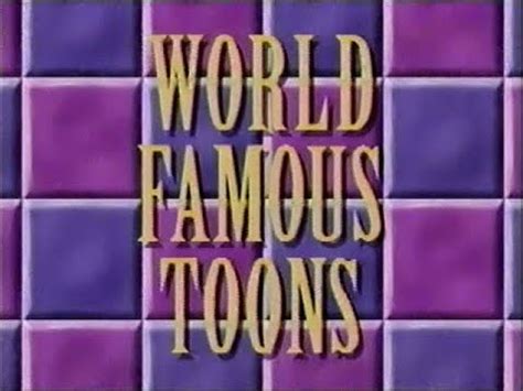 Cartoon Network (Checkerboard) Bumpers for World Famous Toons (1996) - YouTube