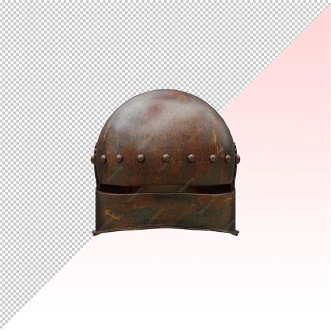 Premium PSD | German salet medieval armor helmet