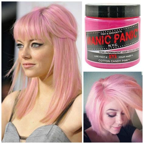 Manic Panic Glow In The Dark Semi Permanent Hair Color in Cotton Candy ...